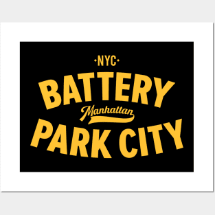 Battery Park City Manhattan: Urban Chic in New York City Posters and Art